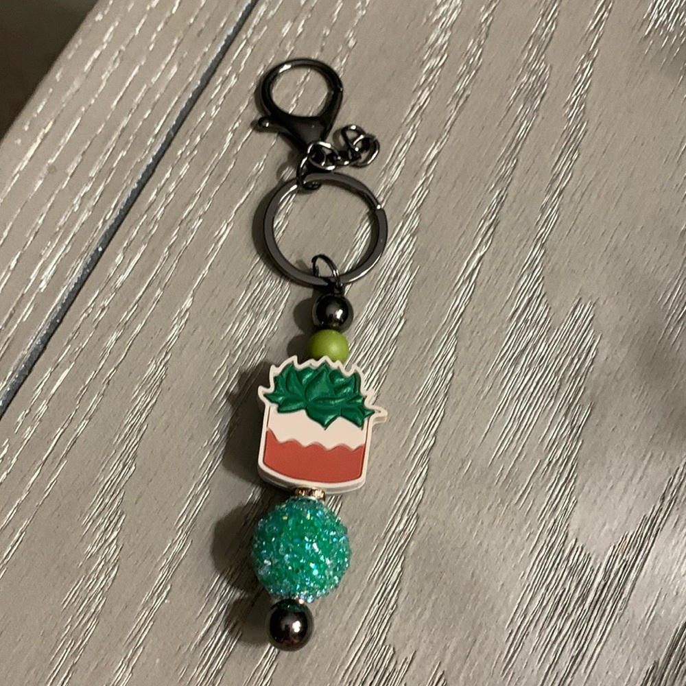 Succulent Keychain